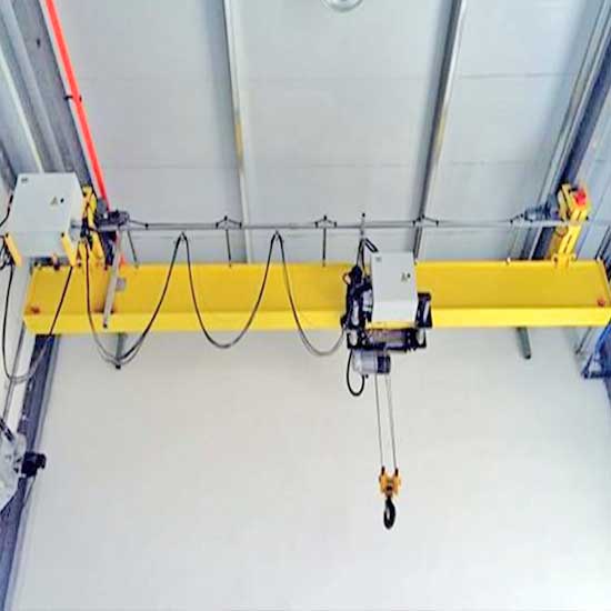 Motorized single girder underhung crane& under running crane