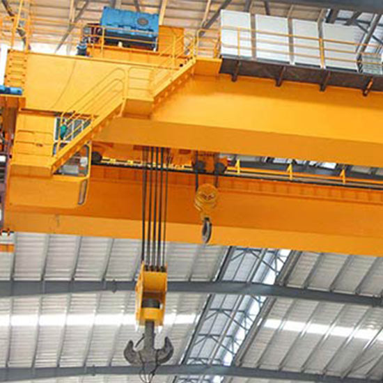 FEM/ DIN open winch bridge crane: European winch trolley, Heavy duty hook cranes 