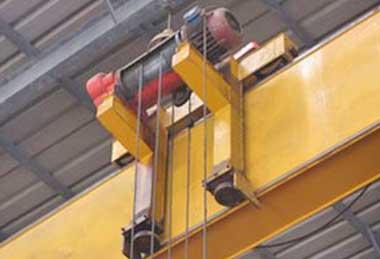 Low headroom bridge crane with Chinese wire rope hoists