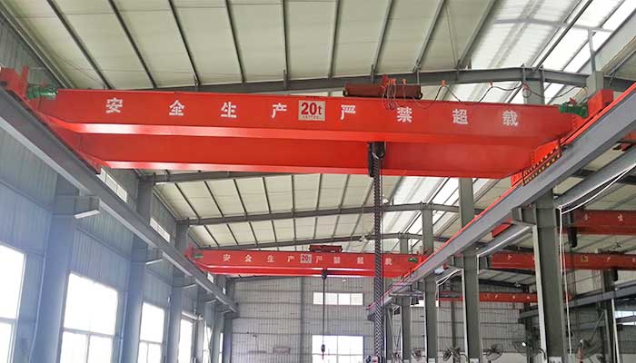 LH double girder overhead head electric hoist trolley cranes