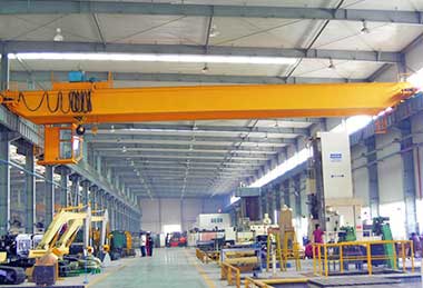 Double girder overhead crane with hoist trolley for steel structure workshop