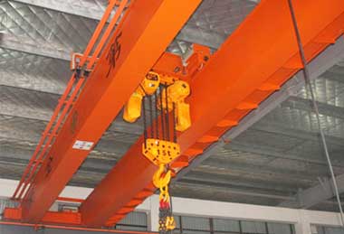 Overhead chain hoist trolley crane with chain hoist - Electric chain hoist crane