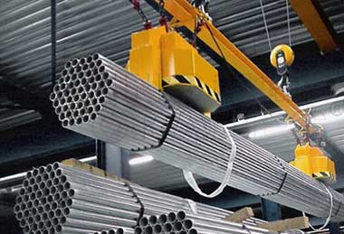Steel pipe handling Electromagnetic double girder eot crane