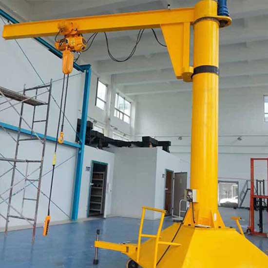 Portable jib crane- Jib crane with movable & mobile roller for sale Maldives