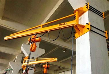 180 / 270 degree wall jib crane design