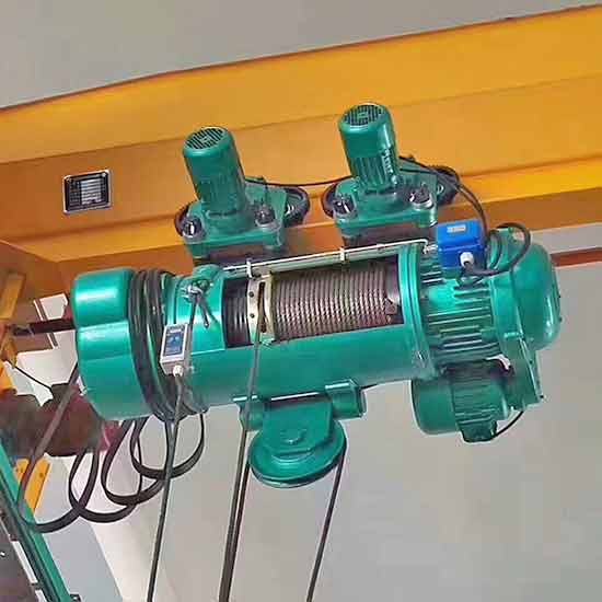 Motorized Travelling Electric Wire Rope Hoist