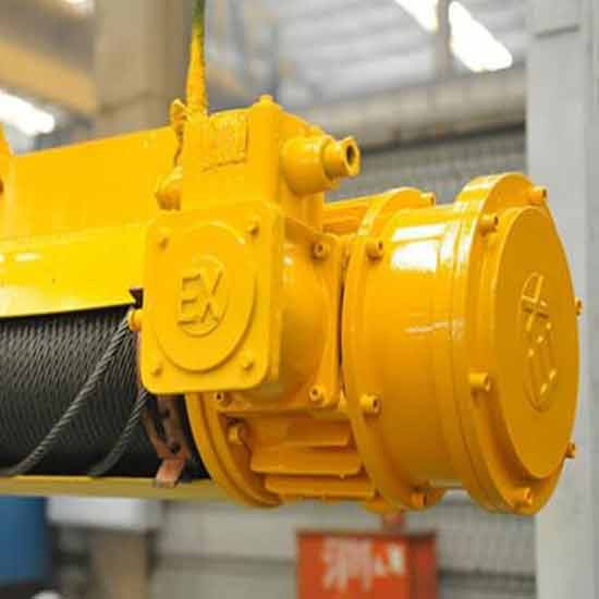 Explosion proof electric wire rope hoists 