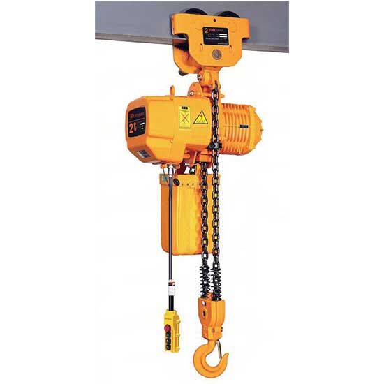 Electric chain hoist with manual hoist trolley, Cheap manual trolley chain hoists