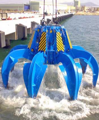 Electric hydraulic grab buckets for sale - Crane grab bucket for sale