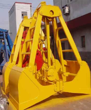 Clamshell grab & clamshell grab bucket for sale-Crane grab bucket for sale