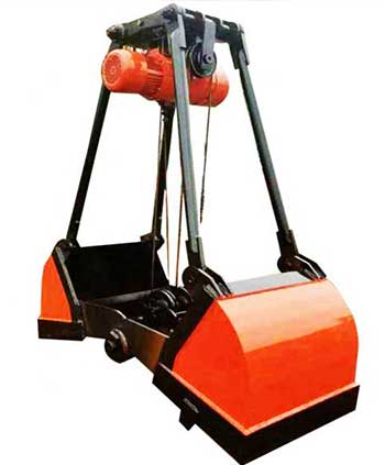 Electric motor grab buckets - Crane grab bucket for sale