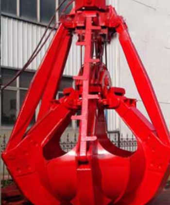 Orange peel grab and peel grab bucket for sale - Crane grab bucket for sale Orange peel grab and peel grab bucket for sale - Crane grab bucket for sale