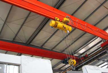 Explosion proof crane with single girder overhead crane design
