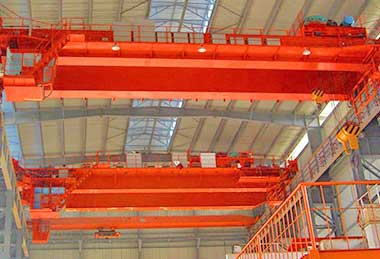  Chinese style double girder hoist crane- series of double girder overhead travelling cranes