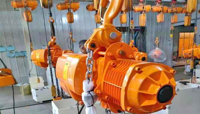 5 ton electric chain hoist galvanized chain for underwater use Qatar 