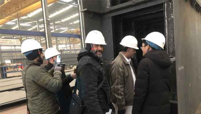 Crane Factory Visist for Saudi Arabia Steel Plant Overhead Crane Project