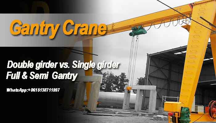 Full & Semi, Single & Double Girder Gantry Crane Video 
