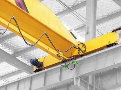 Single girder crane end carriage - Top running crane design  Single girder crane end carriage - Top running crane design