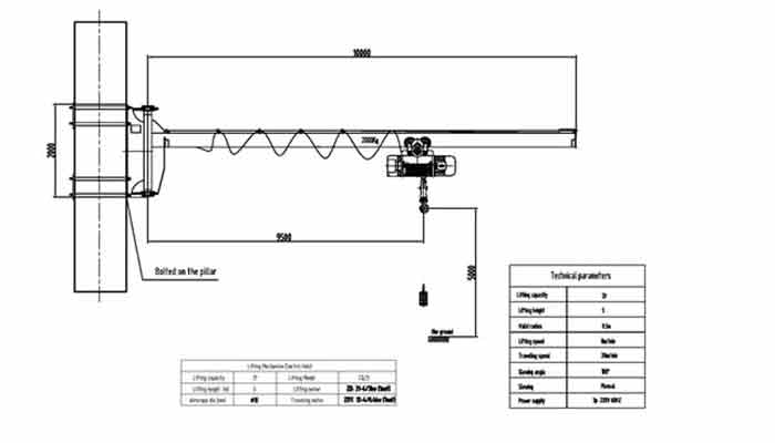 Overhead crane and overhead crane drawing Confirm overhead crane specification to get low cost overhead cranes