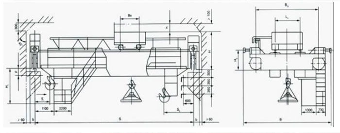 Overhead crane and overhead crane drawing Confirm overhead crane specification to get low cost overhead cranes