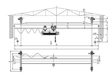 Overhead crane and overhead crane drawing Confirm overhead crane specification to get low cost overhead cranes