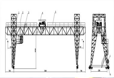 Overhead crane and overhead crane drawing Confirm overhead crane specification to get low cost overhead cranes
