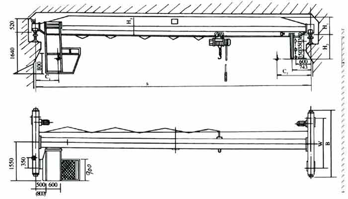 Overhead crane and overhead crane drawing Confirm overhead crane specification to get low cost overhead cranes