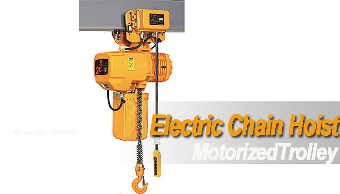 Motorized electric chain hoist