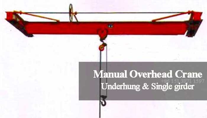 Manual suspension crane- Single girder crane