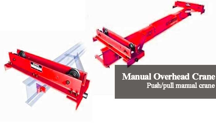 Push / Push Manual power lightweight overhead crane system