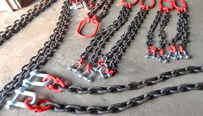 types of chain slings types of chain slings