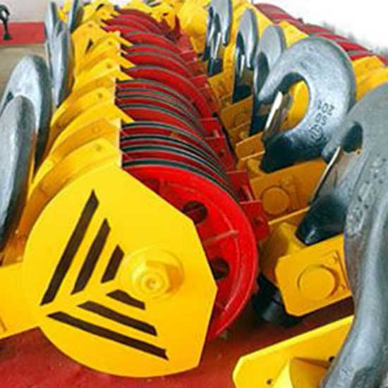 Hook Crane Block, Hook blocks Pulley & Crane Bottom Blocks - Overhead  Travelling Crane