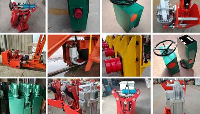 Outdoor gantry cranes safety devices in windy weather