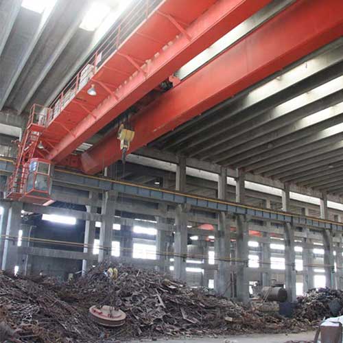 5 Ton - 32 Ton Magnet Double Girder Overhead Cranes for Sale 