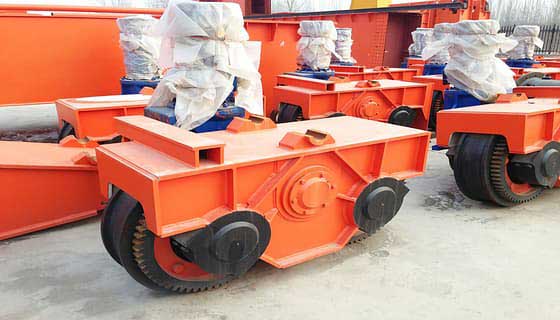 Crane wheel of single beam gantry crane with truss crane 