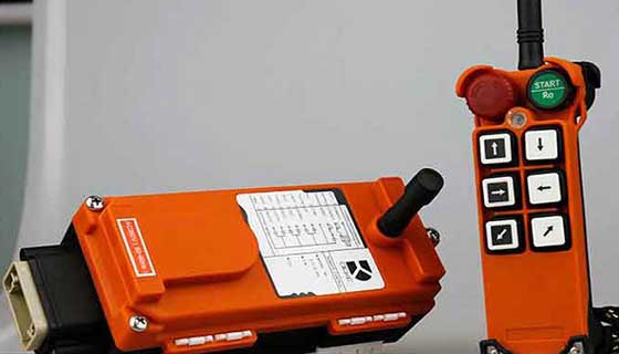 Remote control for single beam gantry crane