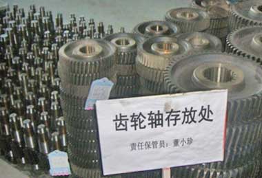 Shaft of hoist gearbox- parts of electric wire rope hoist