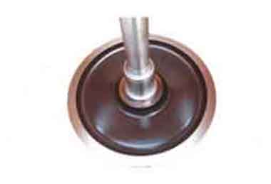 Crane wheel assembling