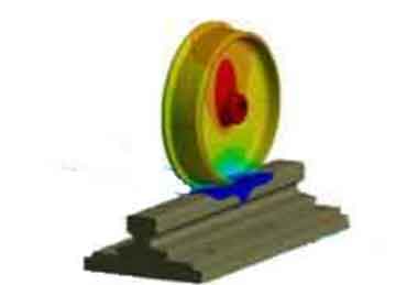 Crane wheel fem Analysis
