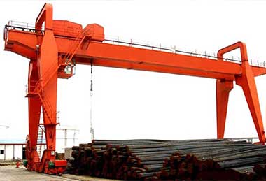 Double girder gantry crane with FEM style with double cantilvers