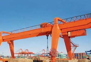 Box type double girder goliath crane for stone pit, stone yard & stone processing factory