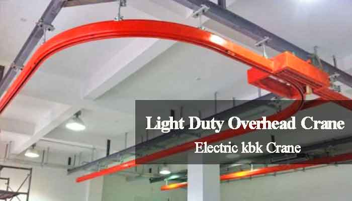 electric kbk lightweight overhead crane