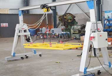 portable aluminium gantry crane, portable small gantry crane