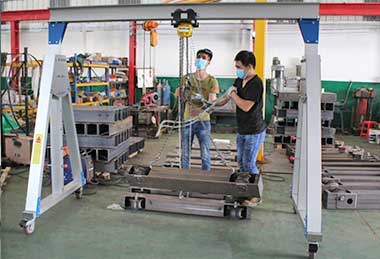 portable aluminium gantry crane, portable small gantry crane