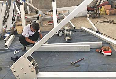 portable aluminium gantry crane, portable small gantry crane