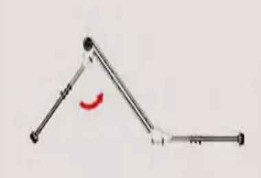 7. Repeat steps 3-6 to assemble the second leg.