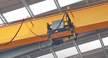 Single girder overhead travelling crane for plastic and rubber industry