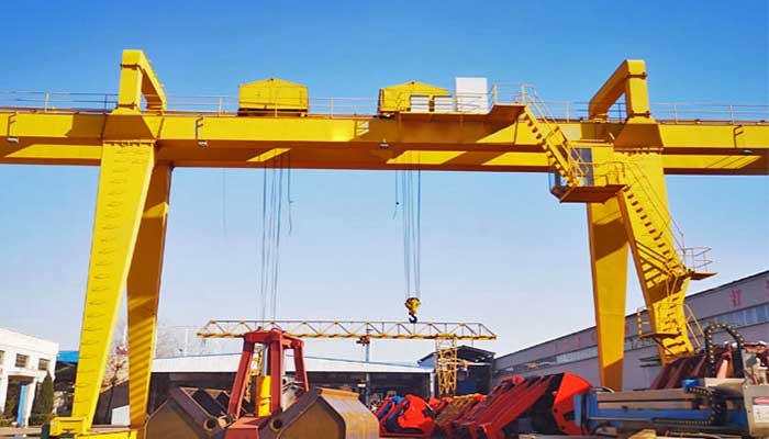  FEM double girder open winch gantry crane