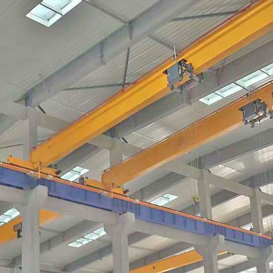 Top Running Single Girder Overhead Crane with Hoist Trolley European Style