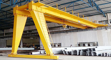 Singl Leg Semi Gantry crane for plastic and rubber industry